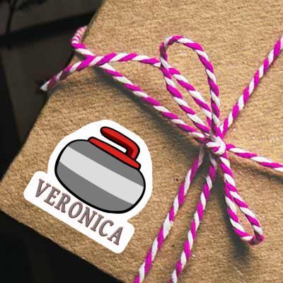 Veronica Sticker Curling Stone Laptop Image