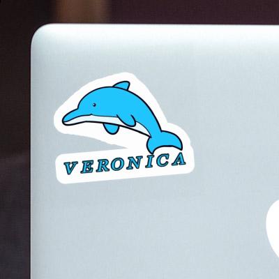 Veronica Autocollant Dauphin Notebook Image