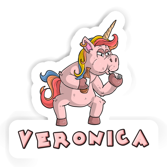 Sticker Smoking Unicorn Veronica Gift package Image