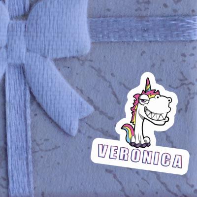 Sticker Veronica Grinse-Einhorn Notebook Sticker Veronica Grinse-Einhorn Gift package Image