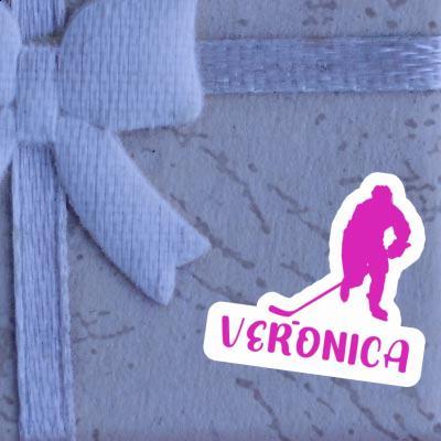 Sticker Veronica Hockey Player Notebook Image