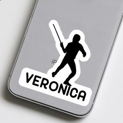 Escrimeur Autocollant Veronica Notebook Image