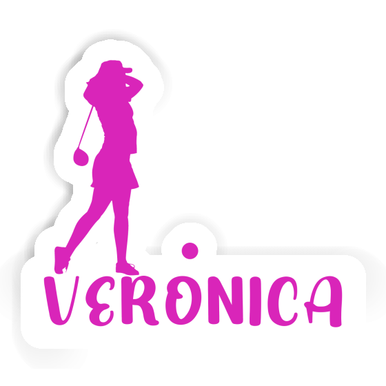 Aufkleber Golferin Veronica Aufkleber Golferin Veronica Image