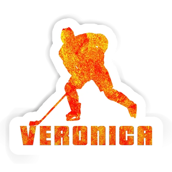 Sticker Eishockeyspieler Veronica Notebook Sticker Eishockeyspieler Veronica Gift package Image