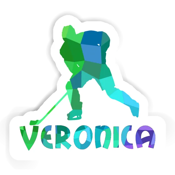 Sticker Eishockeyspieler Veronica Notebook Sticker Eishockeyspieler Veronica Notebook Image