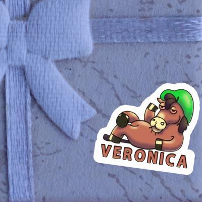 Veronica Autocollant Cheval Image
