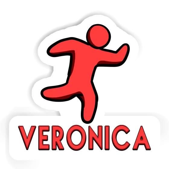 Veronica Autocollant Joggeur Notebook Image