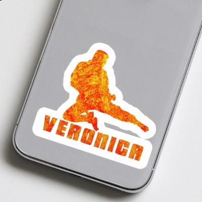 Sticker Karateka Veronica Laptop Image