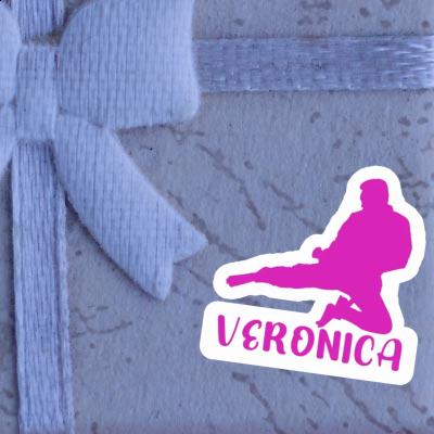 Veronica Autocollant Karatéka Notebook Image
