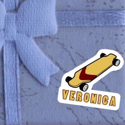 Autocollant Veronica Skateboard Image