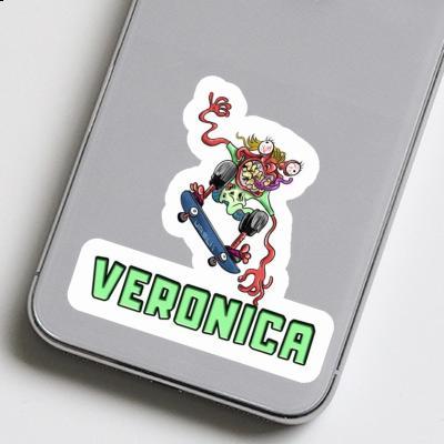Sticker Veronica Skateboarder Image