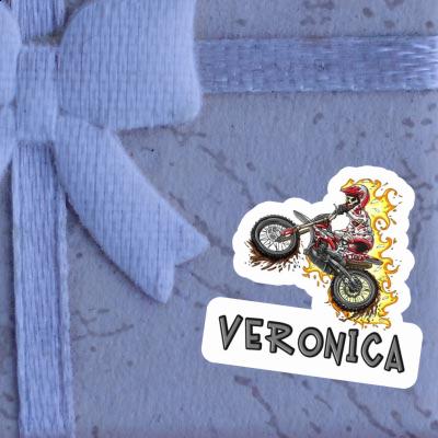 Motocrosser Autocollant Veronica Notebook Image