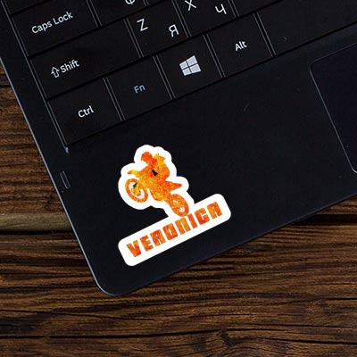 Autocollant Motocrossiste Veronica Notebook Image