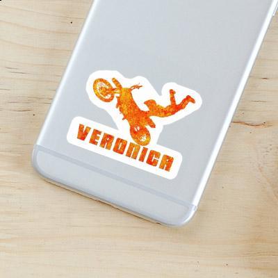 Autocollant Motocrossiste Veronica Notebook Image