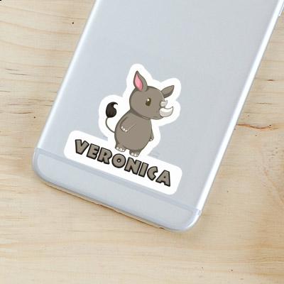Veronica Sticker Rhino Image