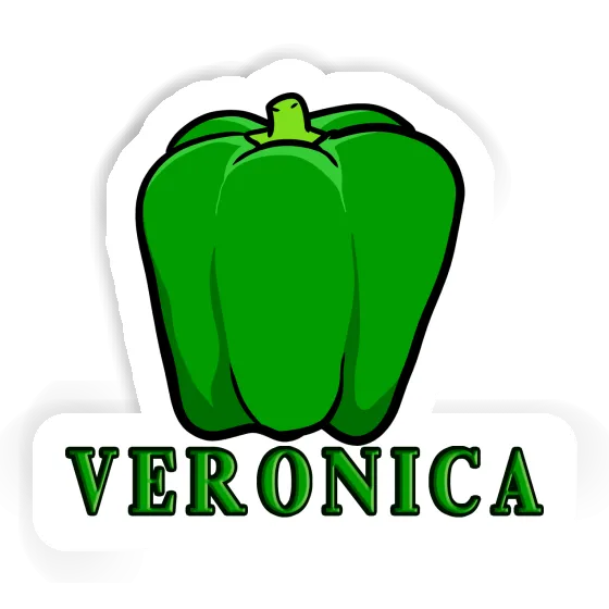 Veronica Autocollant Poivron Laptop Image