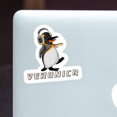 Veronica Autocollant Pingouin musicien Image