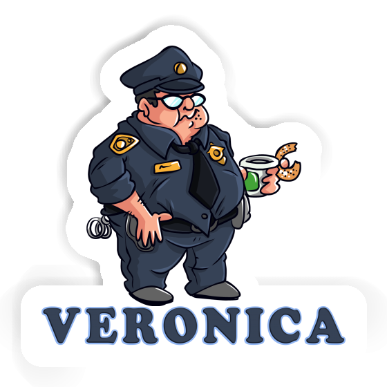 Sticker Veronica Police Officer Laptop Image