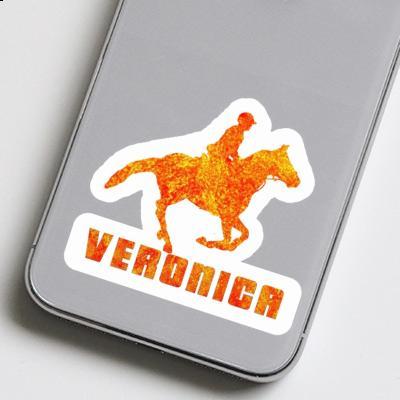 Sticker Horse Rider Veronica Laptop Image