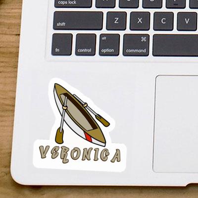 Veronica Autocollant Bateau à rames Laptop Image
