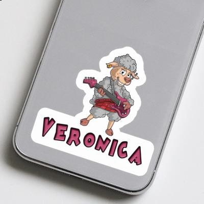 Sticker Guitarist Veronica Laptop Sticker Guitarist Veronica Laptop Image