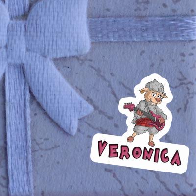 Rockergirl Autocollant Veronica Notebook Image