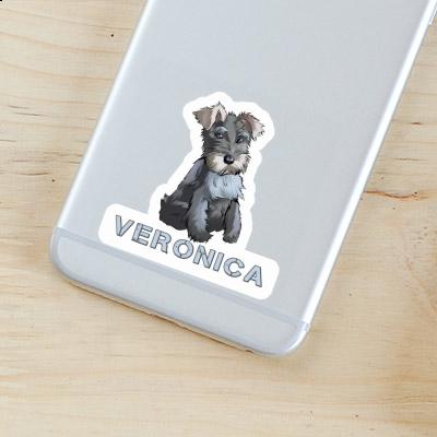 Autocollant Veronica Schnauzer Gift package Image