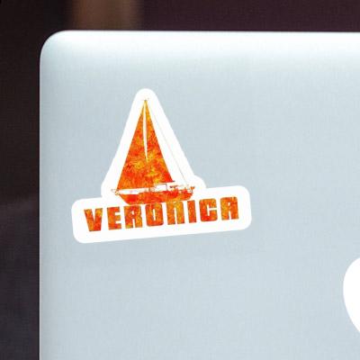 Veronica Autocollant Voilier Laptop Image