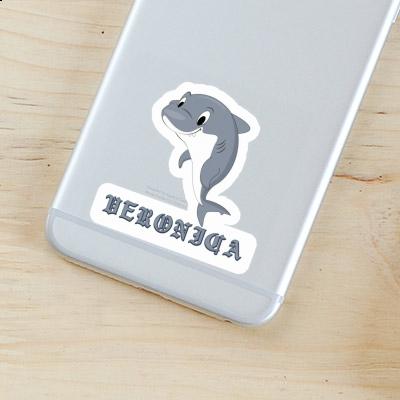 Veronica Sticker Shark Laptop Image