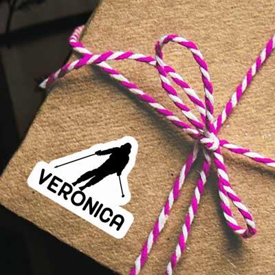 Sticker Veronica Skifahrerin Laptop Sticker Veronica Skifahrerin Laptop Image
