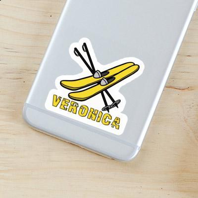 Sticker Ski Veronica Laptop Image