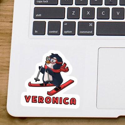 Skier Sticker Veronica Laptop Skier Sticker Veronica Laptop Image