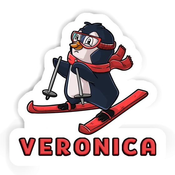 Autocollant Skieuse Veronica Image