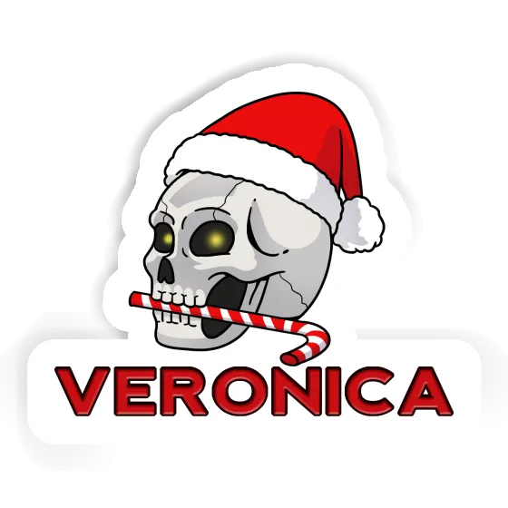 Sticker Weihnachtstotenkopf Veronica Laptop Sticker Weihnachtstotenkopf Veronica Laptop Image
