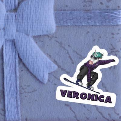 Snowboarder Sticker Veronica Image