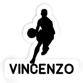 Autocollant Vincenzo Joueur de basket-ball Image