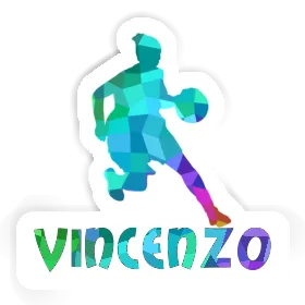 Autocollant Vincenzo Joueuse de basket-ball Image