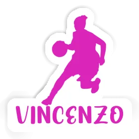 Autocollant Vincenzo Joueuse de basket-ball Image