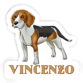 Vincenzo Aufkleber Beagle Image