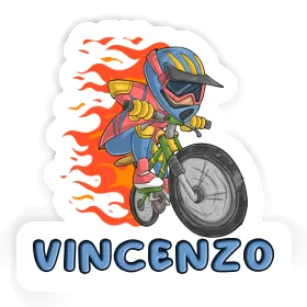 Vincenzo Aufkleber Downhiller Image