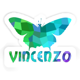 Vincenzo Autocollant Papillon Image