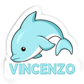 Aufkleber Delphin Vincenzo Image