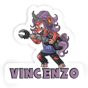 Autocollant Vincenzo Rockeuse Image