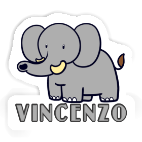 Sticker Elephant Vincenzo Image