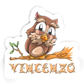 Vincenzo Autocollant Hibou Image