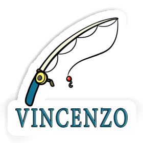 Vincenzo Aufkleber Angelrute Image