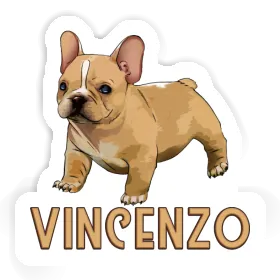 Sticker Vincenzo Französische Bulldogge Image
