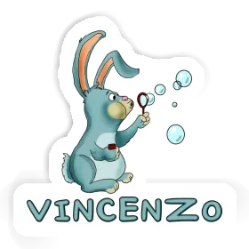 Vincenzo Autocollant Lapin Image
