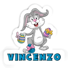 Vincenzo Autocollant Lapin de Pâques Image