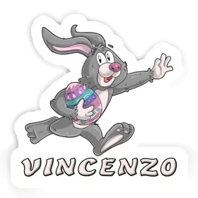 Lapin de rugby Autocollant Vincenzo Image
